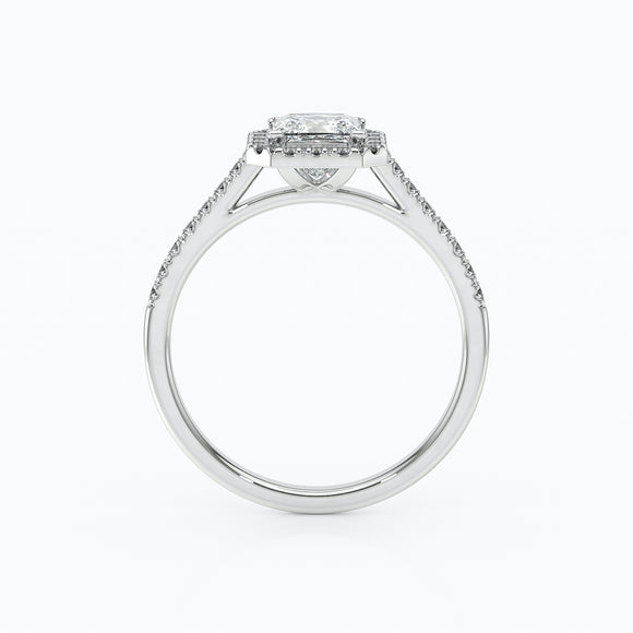 Bague entourage diamant Promets Moi - 1