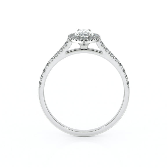 Bague entourage diamant Promets Moi - 2