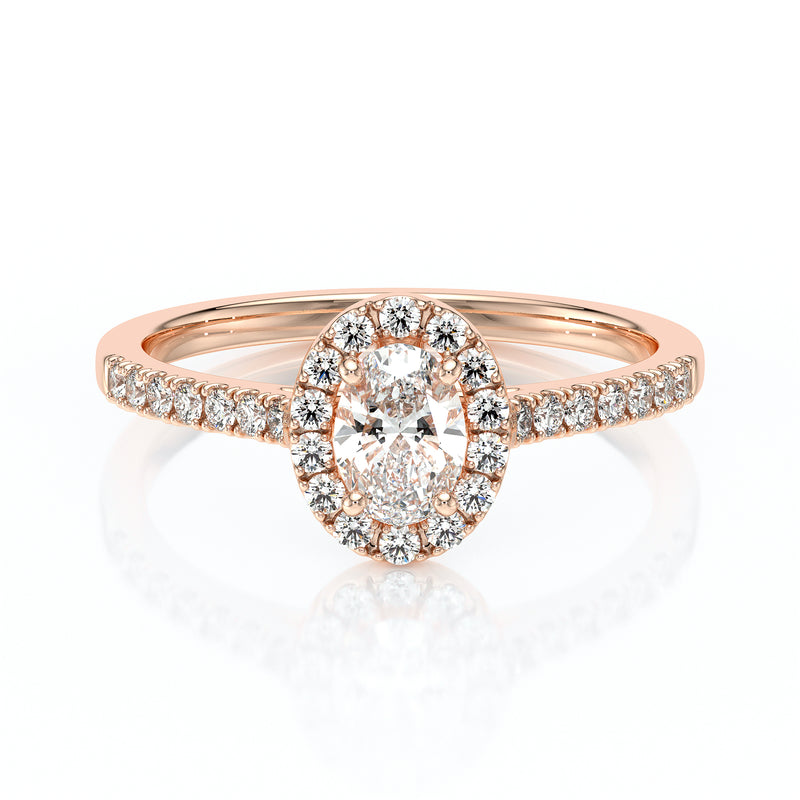 Bague entourage diamant Promets Moi - 3