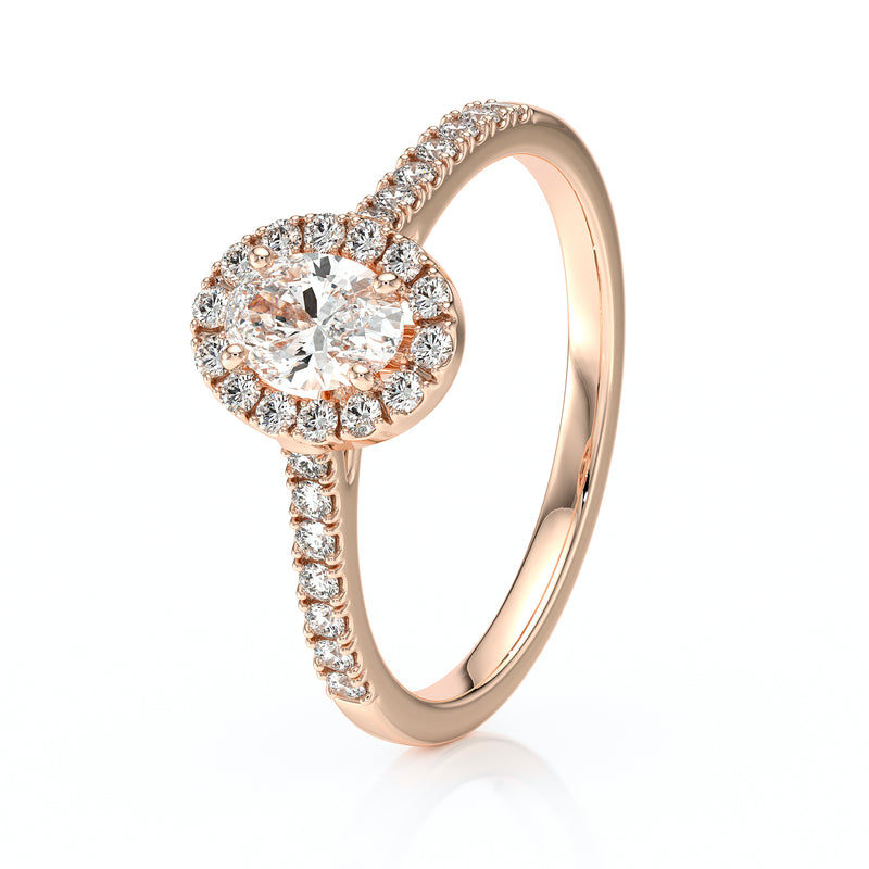 Bague entourage diamant Promets Moi - 3