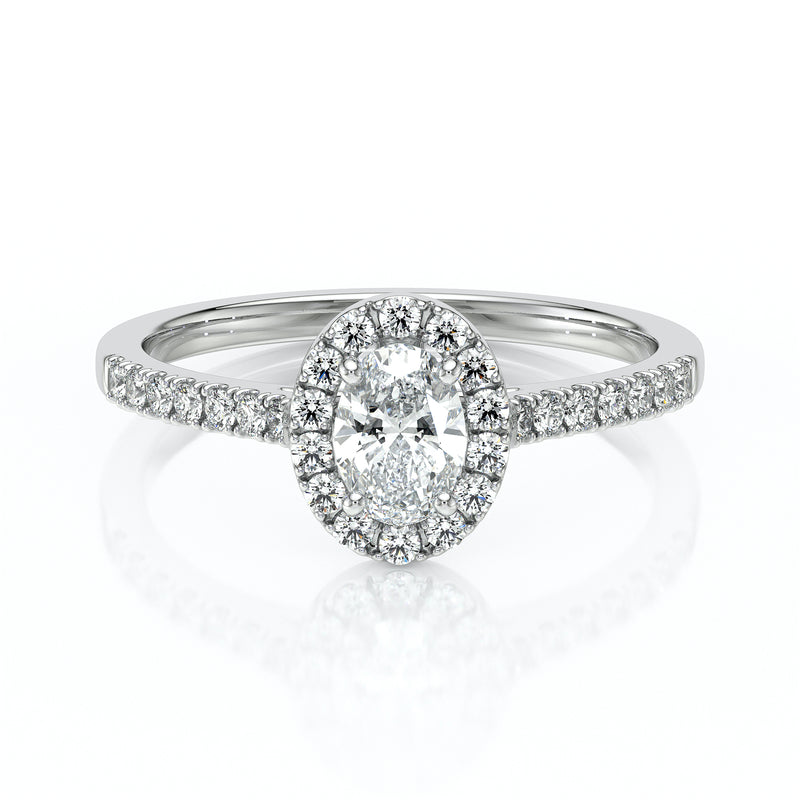 Bague entourage diamant Promets Moi - 3