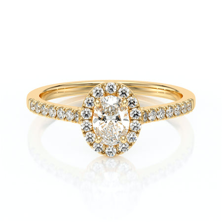 Bague entourage diamant Promets Moi - 3