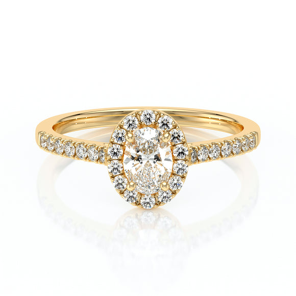 Bague entourage diamant Promets Moi - 3