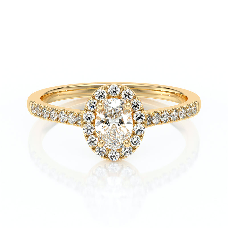 Bague entourage diamant Promets Moi - 3