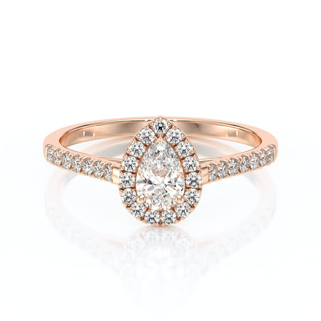 Bague entourage diamant Promets Moi - 4