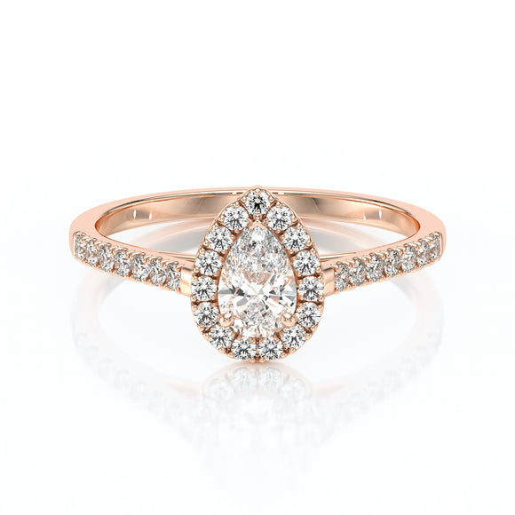 Bague entourage diamant Promets Moi - 4