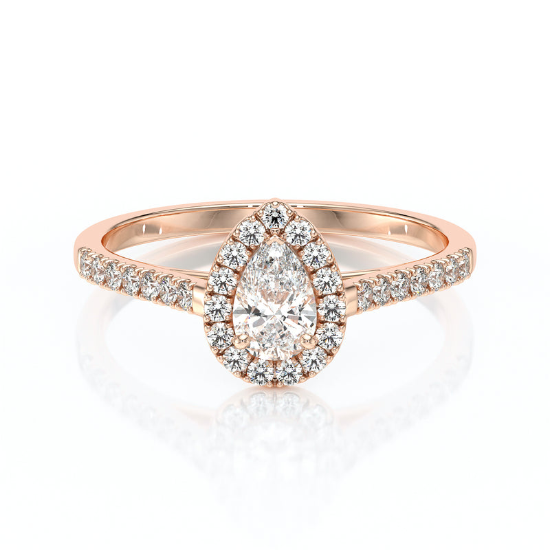 Bague entourage diamant Promets Moi - 4