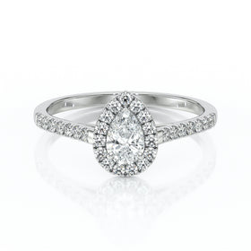 Bague entourage diamant Promets Moi - 4