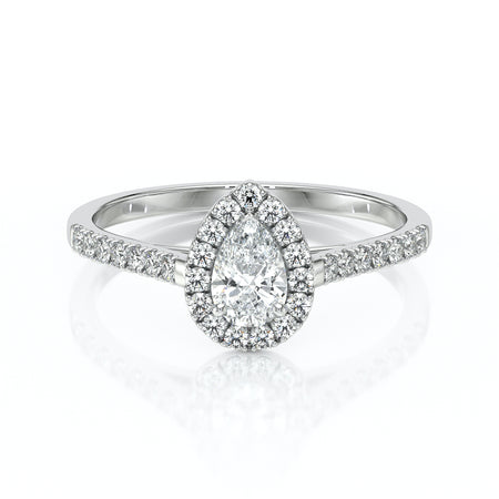 Bague entourage diamant Promets Moi - 4