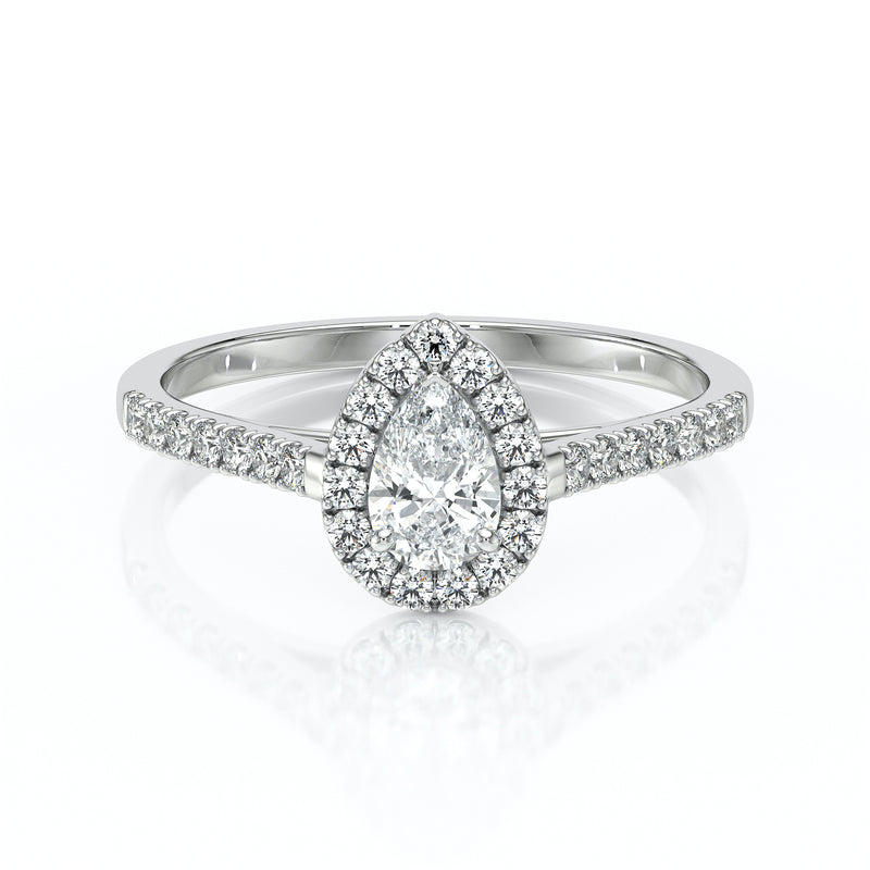 Bague entourage diamant Promets Moi - 4