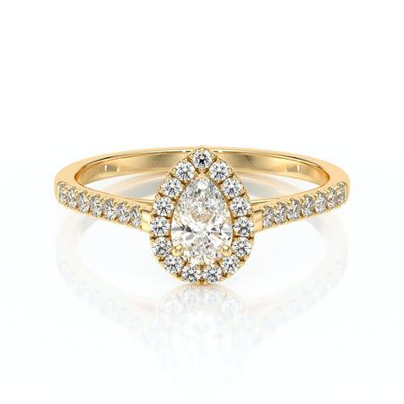 Bague entourage diamant Promets Moi - 4