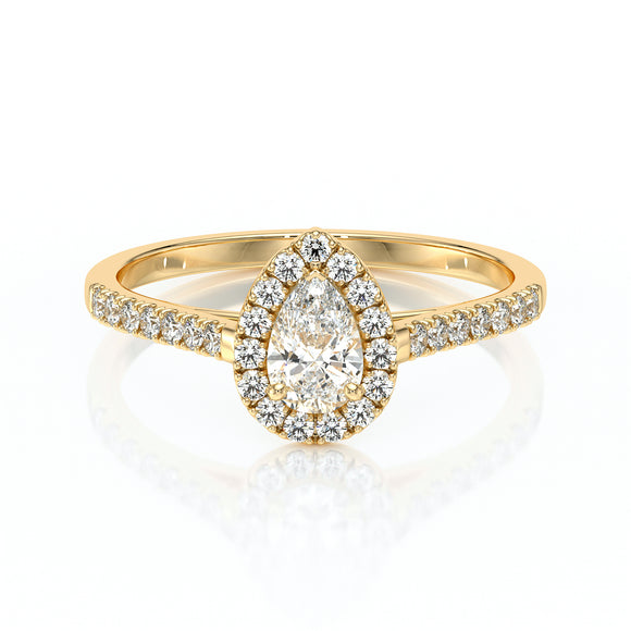 Bague entourage diamant Promets Moi - 4