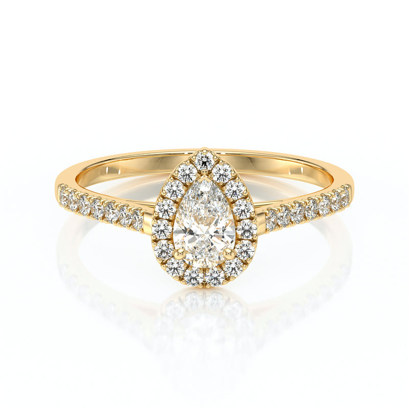 Bague entourage diamant Promets Moi - 4