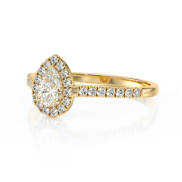 Bague entourage diamant Promets Moi - 4