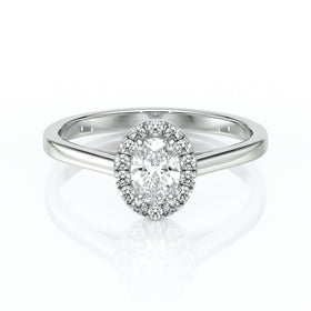 Bague entourage diamant Promets Moi - 5