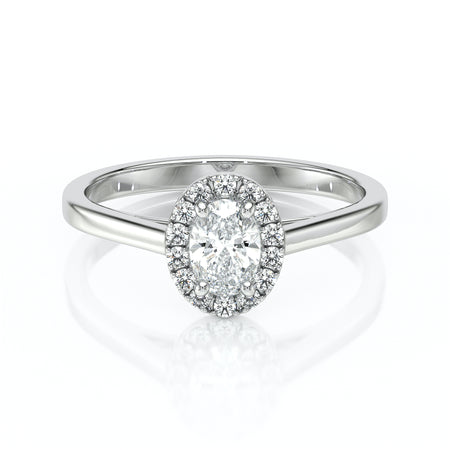 Bague entourage diamant Promets Moi - 5