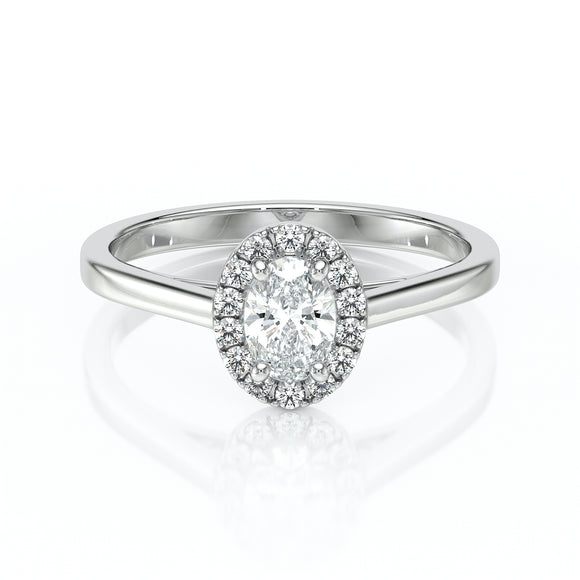 Bague entourage diamant Promets Moi - 5