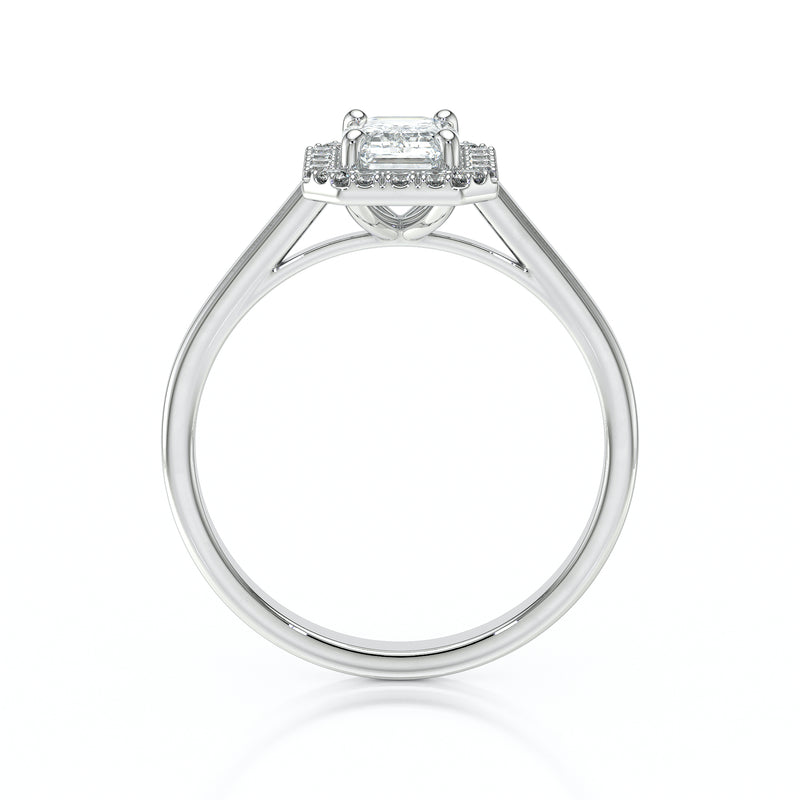 Bague entourage saphir diamant Promets Moi - 6