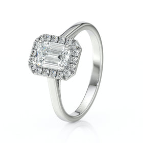 Bague entourage diamant Promets Moi - 6
