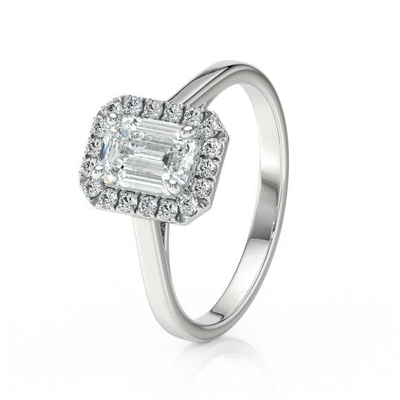 Bague entourage topaze et diamant Promets Moi - 6