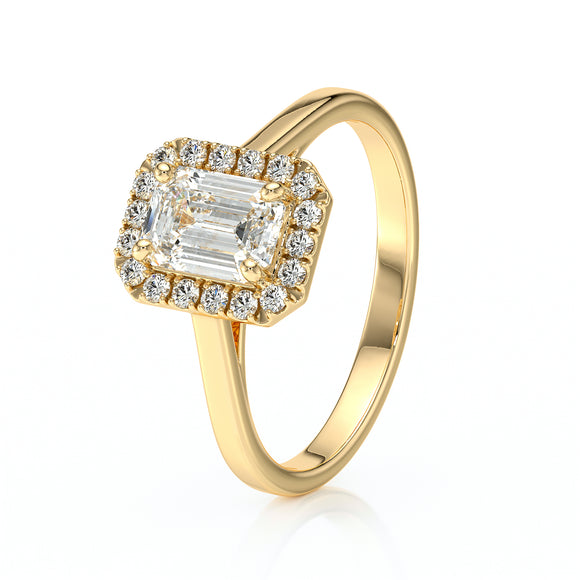 Bague entourage diamant Promets Moi - 6