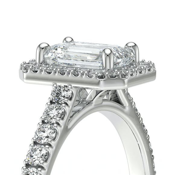 Bague entourage diamant Promets Moi - 8