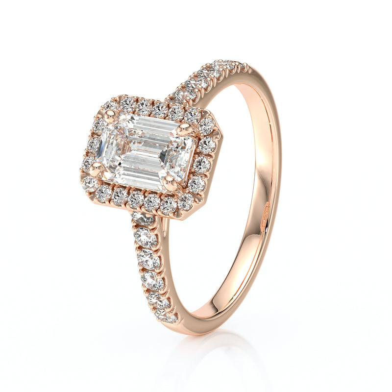 Bague entourage diamant Promets Moi - 8