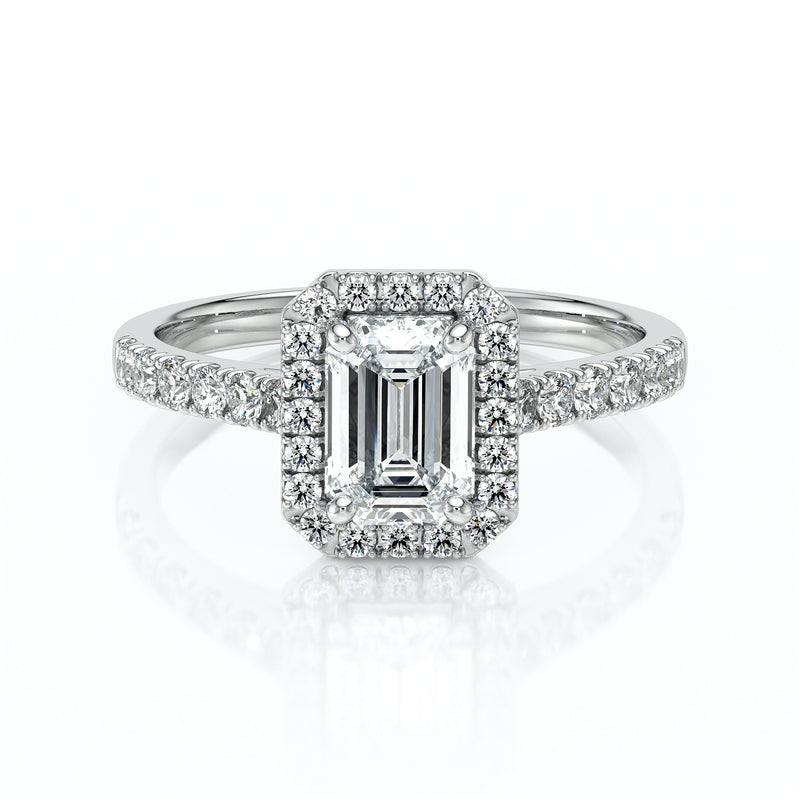 Bague entourage diamant Promets Moi - 8