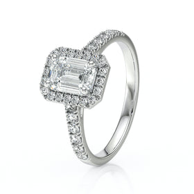 Bague entourage diamant Promets Moi - 8