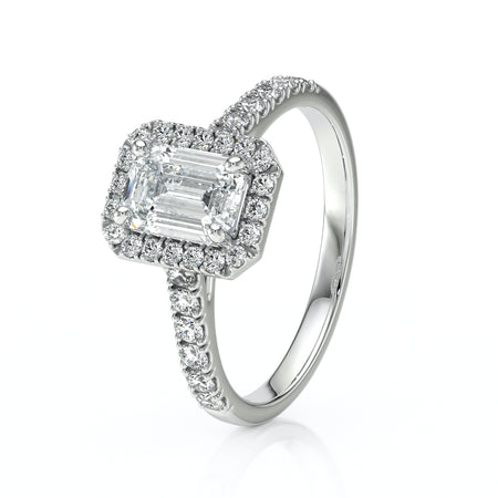 Bague entourage diamant Promets Moi - 8