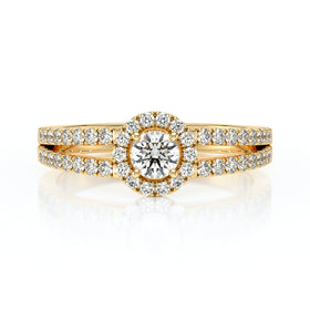 Bague entourage diamant Promets Moi - 9