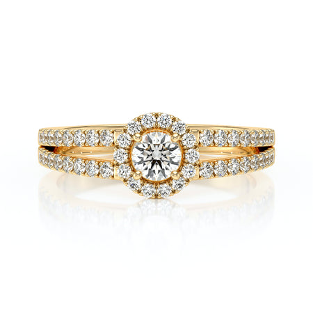 Bague entourage diamant Promets Moi - 9