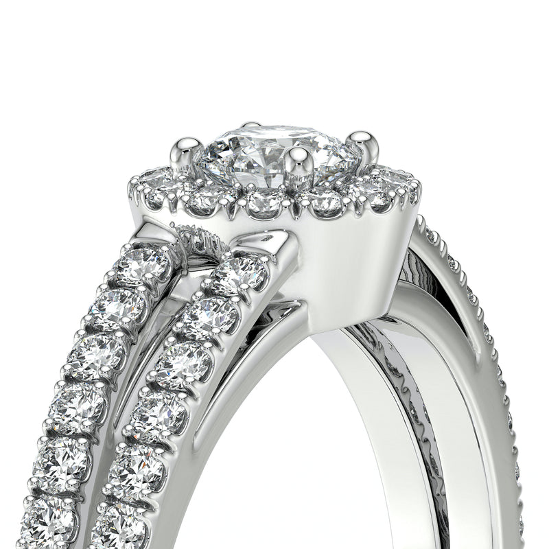 Bague entourage diamant noir Promets Moi - 9