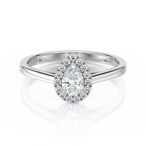 Bague entourage diamant Promets Moi - 7