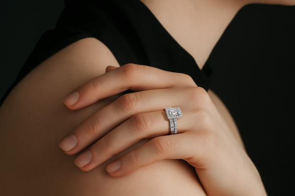 Parure bijoux diamant Promets Moi - 8