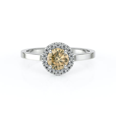 Bague entourage diamant cognac Coup de Foudre - 14