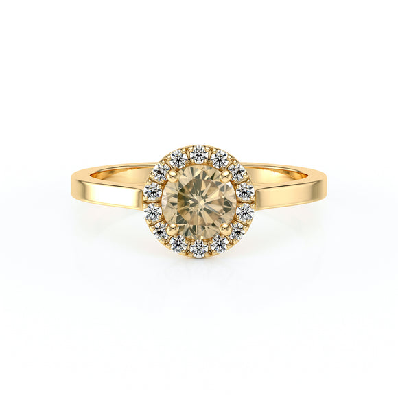 Bague entourage diamant cognac Coup de Foudre - 14