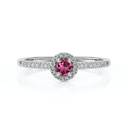 Bague entourage tourmaline et diamant Pour la Vie - 1