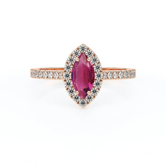 Bague entourage tourmaline et diamant Promets Moi - 2