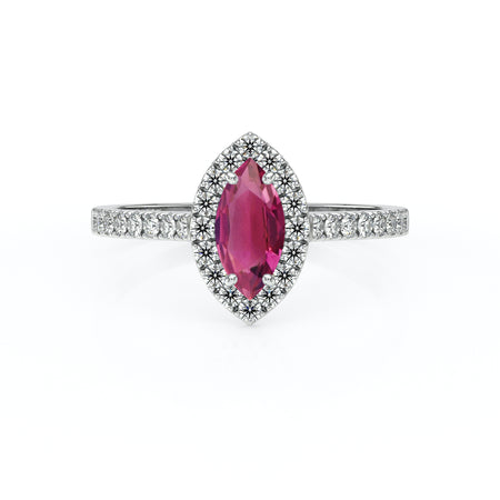 Bague entourage tourmaline et diamant Promets Moi - 2