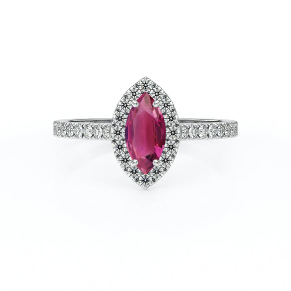 Bague entourage tourmaline et diamant Promets Moi - 2
