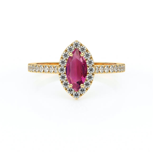Bague entourage tourmaline et diamant Promets Moi - 2