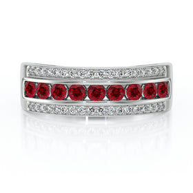 Bague rubis diamant Illumine Moi - 6