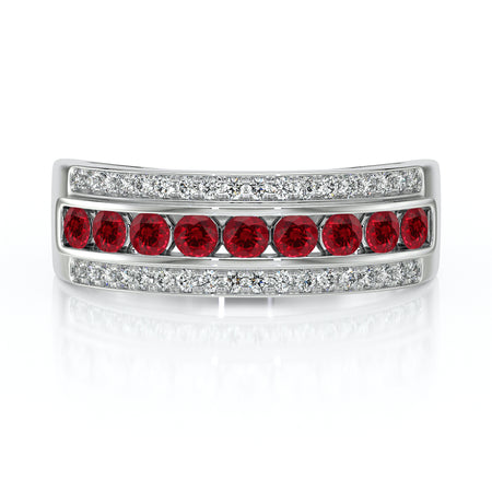 Bague rubis diamant Illumine Moi - 6