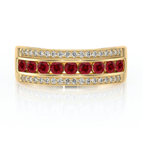 Bague rubis diamant Illumine Moi - 6