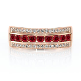 Bague rubis diamant Illumine Moi - 6