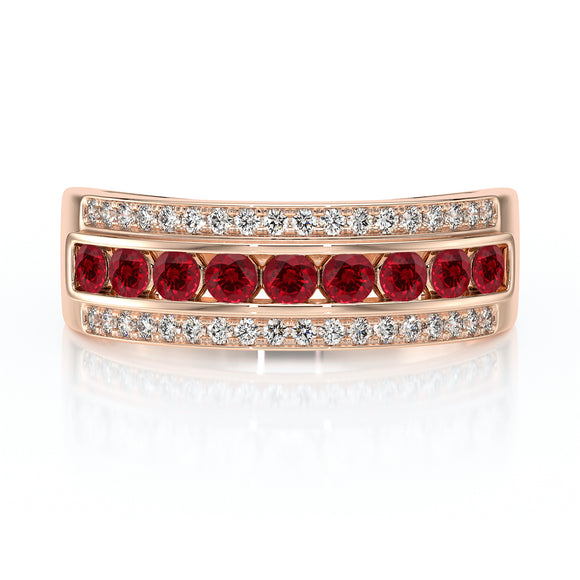 Bague rubis diamant Illumine Moi - 6