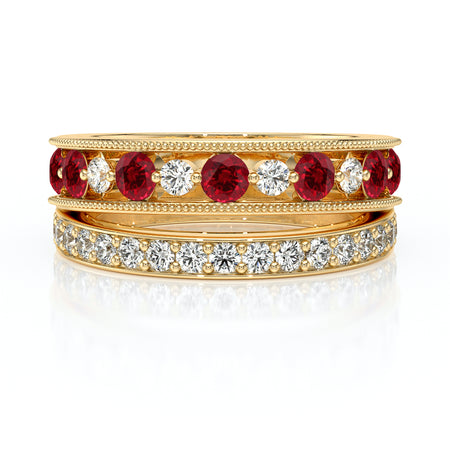 Bague rubis diamant Illumine Moi - 7