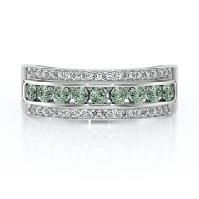 Bague saphir vert diamant Illumine Moi - 6