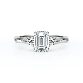 Bague trilogie diamant Coucher de Soleil - 16